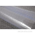 Transparente flexible PVC -Kunststoffstuhlmatte glatt